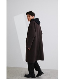 STYLEMIXER | オーバーステッチルーズコート(ノーカラーコート)