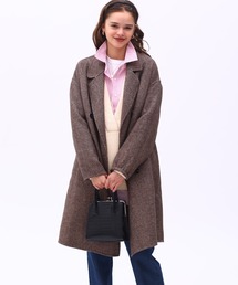 sara&cake（サラアンドケイク）の「ヘリンボーンダブルブレストコート