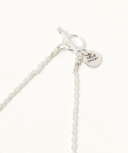 Ray BEAMS（レイビームス）の「XOLO JEWELRY / Twsit Link ネックレス（ネックレス・レディース・シルバー・ONE SIZE）」の3枚目の写真