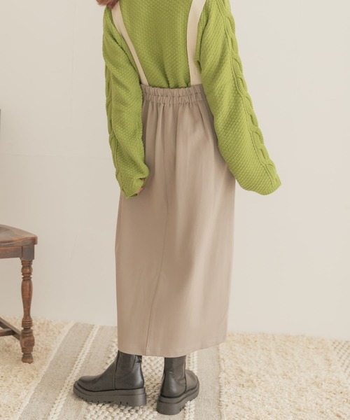 ITEMS URBANRESEARCH(アイテムズ アーバンリサーチ)の「カットジャージジャンスカ(ワンピース・レディース・ブラック/グレー系その他・FREE)」の16枚目の写真