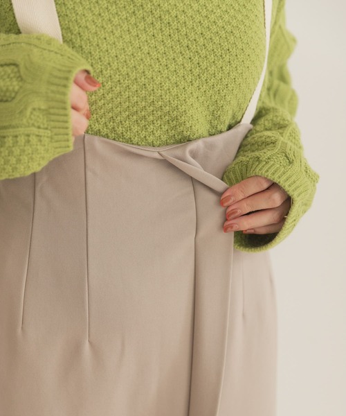 ITEMS URBANRESEARCH(アイテムズ アーバンリサーチ)の「カットジャージジャンスカ(ワンピース・レディース・ブラック/グレー系その他・FREE)」の13枚目の写真