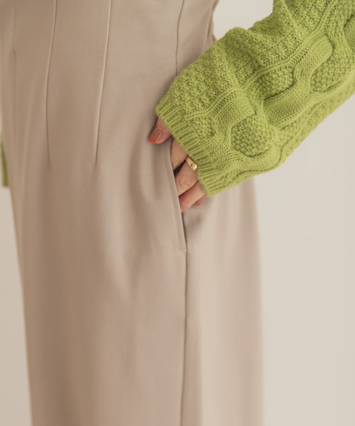 ITEMS URBANRESEARCH(アイテムズ アーバンリサーチ)の「カットジャージジャンスカ(ワンピース・レディース・ブラック/グレー系その他・FREE)」の22枚目の写真