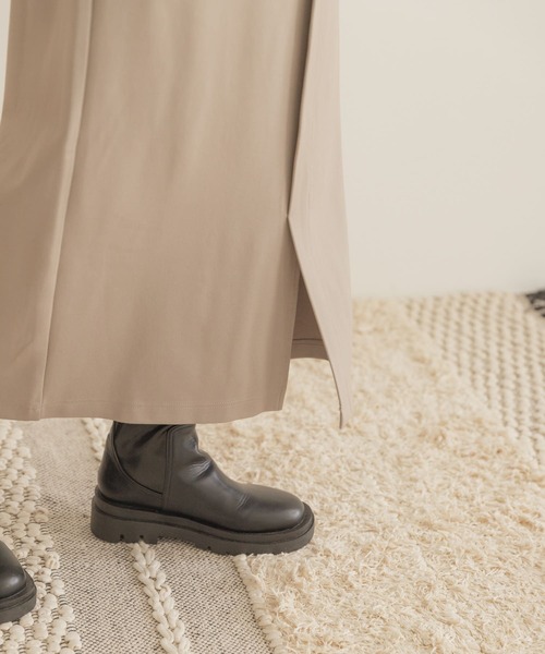 ITEMS URBANRESEARCH(アイテムズ アーバンリサーチ)の「カットジャージジャンスカ(ワンピース・レディース・ブラック/グレー系その他・FREE)」の19枚目の写真