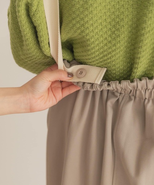 ITEMS URBANRESEARCH(アイテムズ アーバンリサーチ)の「カットジャージジャンスカ(ワンピース・レディース・ブラック/グレー系その他・FREE)」の6枚目の写真