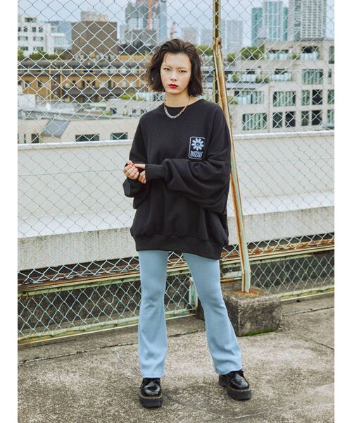 jouetie（ジュエティ）の「バックBIGロゴプルオーバー【スウェット