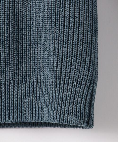 Andersen-Andersen（アンデルセンアンデルセン）の「＜ANDERSEN-ANDERSEN（アンデルセン アンデルセン）＞コットンクルーネック5G ニット（ニット/セーター・メンズ・ライトブルー/ネイビー/オフホワイト・S/L/M）」の4枚目の写真