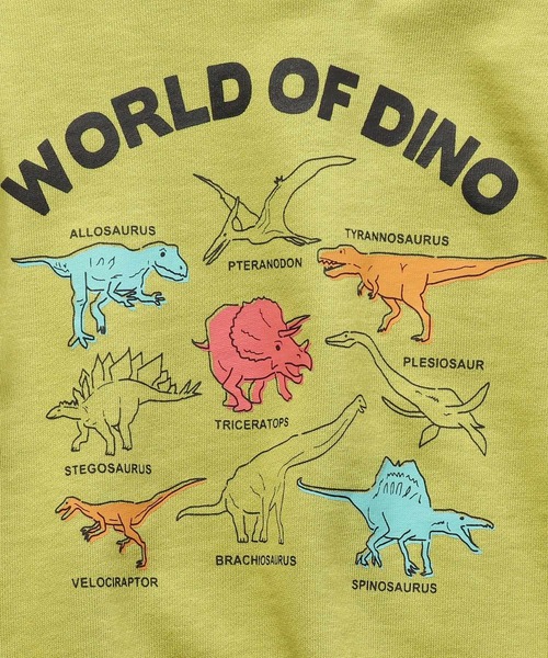 SHOO・LA・RUE（シューラルー）の「◆【90-130cm】裏毛恐竜＆くるま4柄アソートスウェット（スウェット・キッズ・グリーン/ボルドー/アイボリー系/黄緑系・11/10/12/13/09）」の13枚目の写真