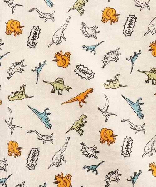 SHOO・LA・RUE（シューラルー）の「◆【90-130cm】裏毛恐竜＆くるま4柄アソートスウェット（スウェット・キッズ・グリーン/ボルドー/アイボリー系/黄緑系・11/10/12/13/09）」の14枚目の写真