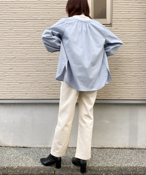 CLEA(クレア)の「カラーツイルストレートパンツ〇(その他パンツ・レディース・ブラック/ブラウン/アイボリー・S/M)」の20枚目の写真