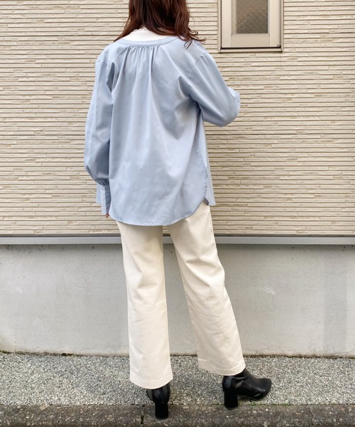 CLEA(クレア)の「カラーツイルストレートパンツ〇(その他パンツ・レディース・ブラック/ブラウン/アイボリー・S/M)」の21枚目の写真