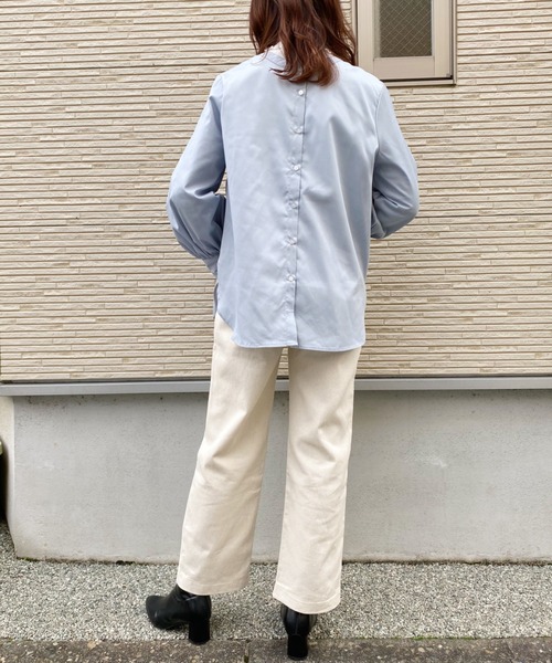 CLEA(クレア)の「カラーツイルストレートパンツ〇(その他パンツ・レディース・ブラック/ブラウン/アイボリー・S/M)」の19枚目の写真