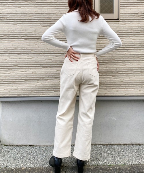 CLEA(クレア)の「カラーツイルストレートパンツ〇(その他パンツ・レディース・ブラック/ブラウン/アイボリー・S/M)」の22枚目の写真