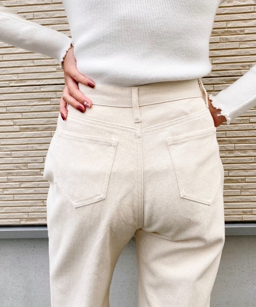 CLEA(クレア)の「カラーツイルストレートパンツ〇(その他パンツ・レディース・ブラック/ブラウン/アイボリー・S/M)」の18枚目の写真