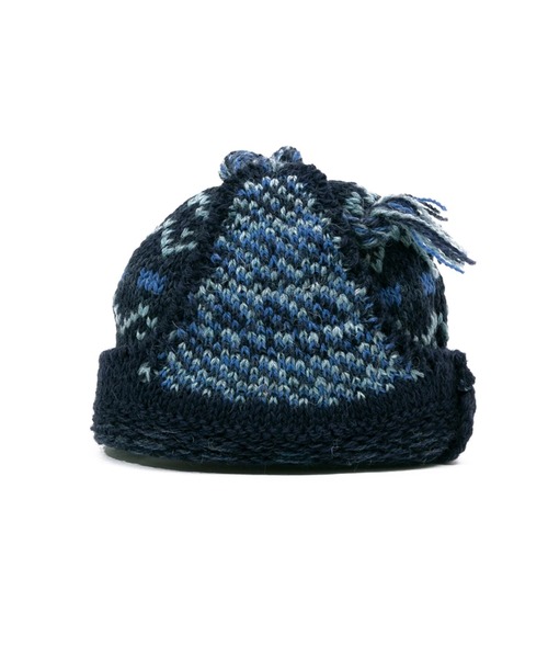 go slow caravan（ゴースローキャラバン）の「HIGHLAND2000/ハイランドトゥーサウザンド　Fairisle Hat w/Ear Cover & Rope Tassels（ニットキャップ/ビーニー・レディース・その他1/その他2・FREE）」の4枚目の写真