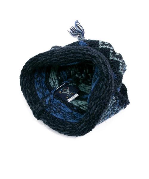 go slow caravan（ゴースローキャラバン）の「HIGHLAND2000/ハイランドトゥーサウザンド　Fairisle Hat w/Ear Cover & Rope Tassels（ニットキャップ/ビーニー・レディース・その他1/その他2・FREE）」の6枚目の写真
