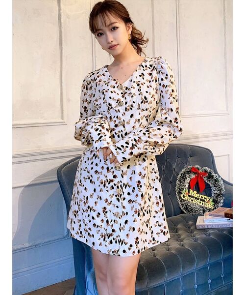 RESEXXY（リゼクシー）の「ハイウエストミニワンピース（ワンピース・レディース・ブラック/モカ/その他1・FREE）」の3枚目の写真