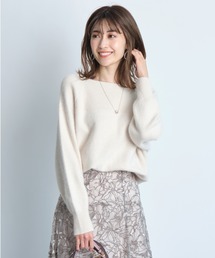 Apuweiser-riche | ＮＥＷふわふわオフネックニット(ニット/セーター)