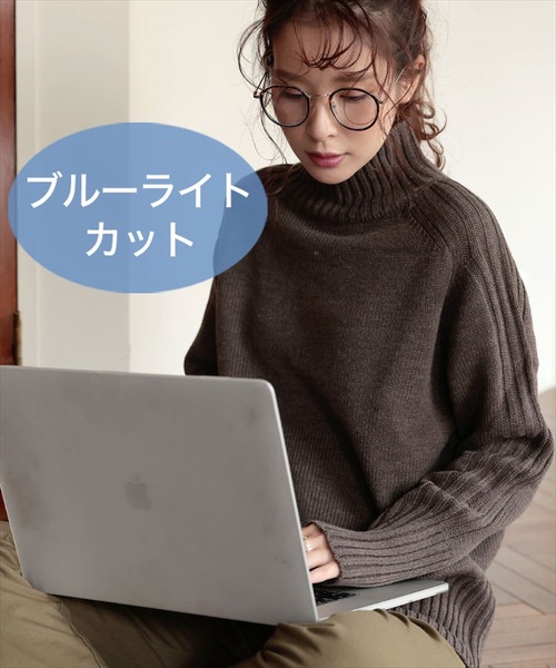 DONOBAN（ドノバン）の「【ブルーライトカット&曇り止め】 ゴールドラインメガネ [E]（メガネ・レディース・ブラック/ブラウン系その他/ブラウン系その他2・ONESIZE）」の8枚目の写真