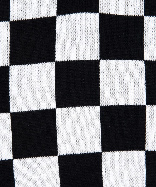 PUNYUS(プニュズ)の「チェッカーニットベスト(ベスト・レディース・ホワイト・1/2/3/4)」の6枚目の写真