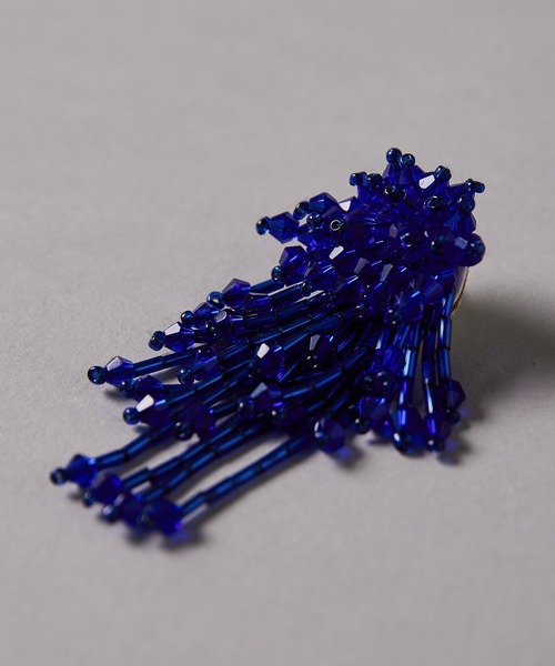 manana suerte（マニャーナスエルテ）の「ビーズフリンジピアス（ピアス（両耳用）・レディース・シルバー/イエロー/ブルー・FREE）」の20枚目の写真