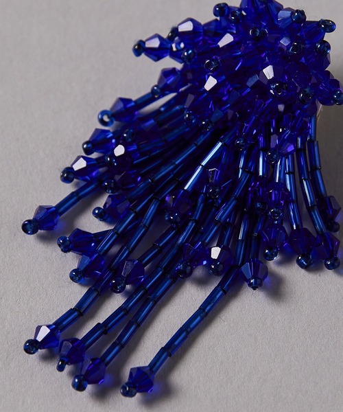 manana suerte（マニャーナスエルテ）の「ビーズフリンジピアス（ピアス（両耳用）・レディース・シルバー/イエロー/ブルー・FREE）」の21枚目の写真