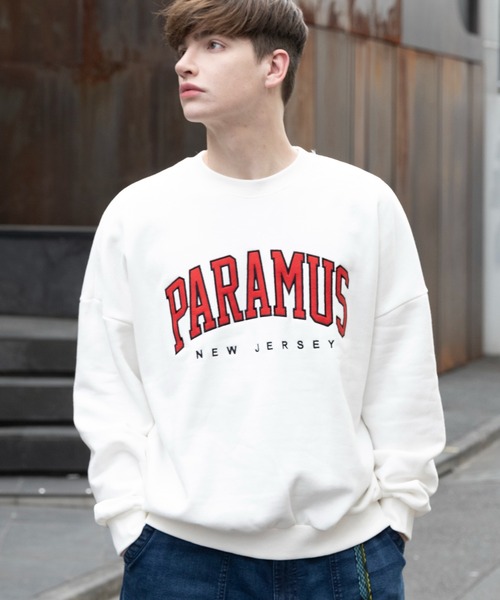 ８(eight)（エイト）の「PAPAMUS Sweat 裏起毛トレーナー（スウェット・メンズ・ホワイト/アッシュグレー/ブラック/パープル/ブルー/グリーン・FREE）」の2枚目の写真