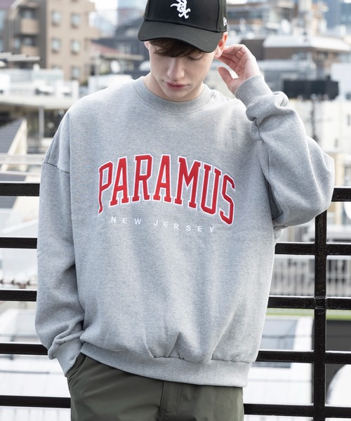 ８(eight)（エイト）の「PAPAMUS Sweat 裏起毛トレーナー（スウェット・メンズ・ホワイト/アッシュグレー/ブラック/パープル/ブルー/グリーン・FREE）」の4枚目の写真