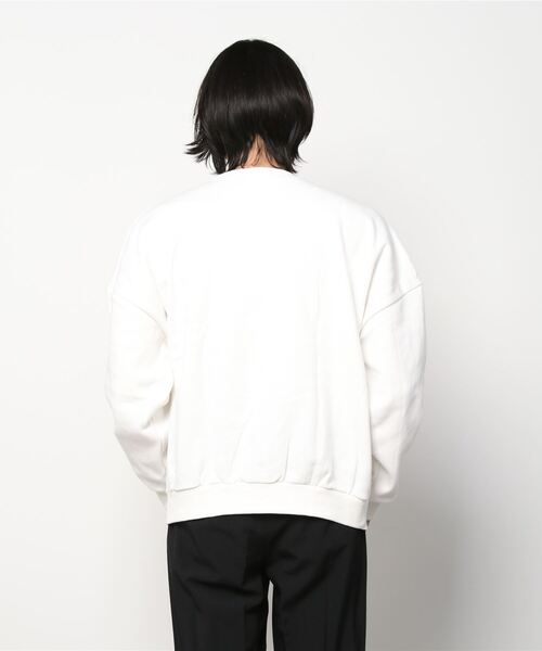 ８(eight)（エイト）の「PAPAMUS Sweat 裏起毛トレーナー（スウェット・メンズ・ホワイト/アッシュグレー/ブラック/パープル/ブルー/グリーン・FREE）」の8枚目の写真