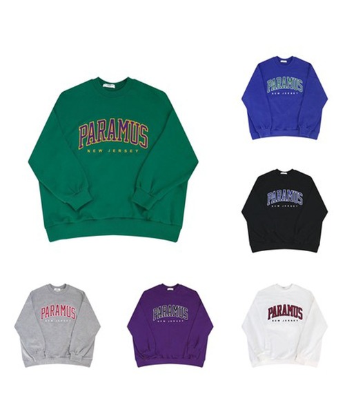 ８(eight)（エイト）の「PAPAMUS Sweat 裏起毛トレーナー（スウェット・メンズ・ホワイト/アッシュグレー/ブラック/パープル/ブルー/グリーン・FREE）」の12枚目の写真