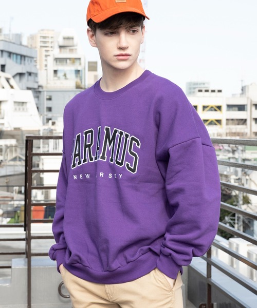 ８(eight)（エイト）の「PAPAMUS Sweat 裏起毛トレーナー（スウェット・メンズ・ホワイト/アッシュグレー/ブラック/パープル/ブルー/グリーン・FREE）」の14枚目の写真