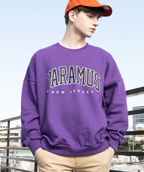 ８(eight)（エイト）の「PAPAMUS Sweat 裏起毛トレーナー（スウェット・メンズ・ホワイト/アッシュグレー/ブラック/パープル/ブルー/グリーン・FREE）」の15枚目の写真