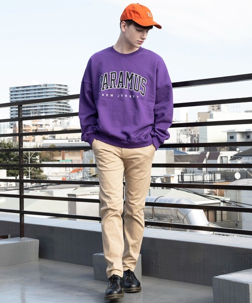 ８(eight)（エイト）の「PAPAMUS Sweat 裏起毛トレーナー（スウェット・メンズ・ホワイト/アッシュグレー/ブラック/パープル/ブルー/グリーン・FREE）」の16枚目の写真