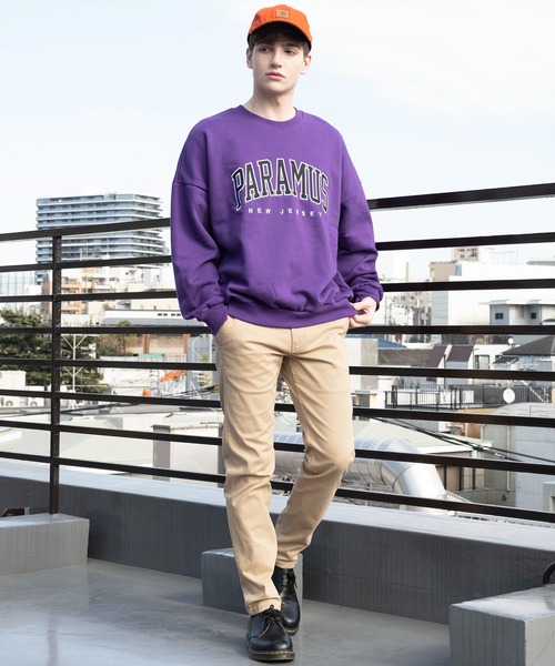 ８(eight)（エイト）の「PAPAMUS Sweat 裏起毛トレーナー（スウェット・メンズ・ホワイト/アッシュグレー/ブラック/パープル/ブルー/グリーン・FREE）」の17枚目の写真