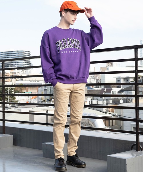 ８(eight)（エイト）の「PAPAMUS Sweat 裏起毛トレーナー（スウェット・メンズ・ホワイト/アッシュグレー/ブラック/パープル/ブルー/グリーン・FREE）」の18枚目の写真