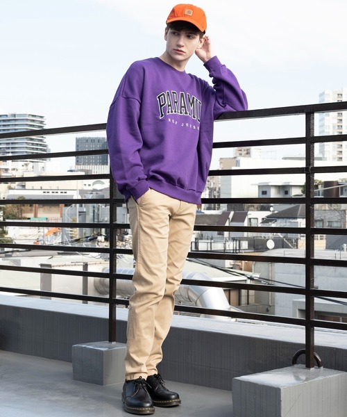 ８(eight)（エイト）の「PAPAMUS Sweat 裏起毛トレーナー（スウェット・メンズ・ホワイト/アッシュグレー/ブラック/パープル/ブルー/グリーン・FREE）」の20枚目の写真