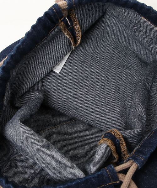 ikka（イッカ）の「【キッズ】デニムナップサック（バックパック/リュック・キッズ・ネイビー/ブルー・FREE）」の6枚目の写真