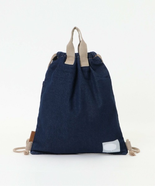 ikka（イッカ）の「【キッズ】デニムナップサック（バックパック/リュック・キッズ・ネイビー/ブルー・FREE）」の14枚目の写真