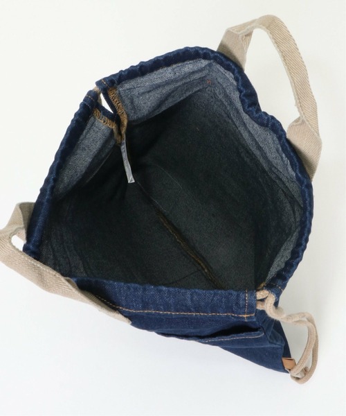 ikka（イッカ）の「【キッズ】デニムナップサック（バックパック/リュック・キッズ・ネイビー/ブルー・FREE）」の12枚目の写真