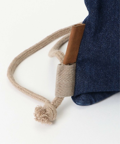 ikka（イッカ）の「【キッズ】デニムナップサック（バックパック/リュック・キッズ・ネイビー/ブルー・FREE）」の11枚目の写真