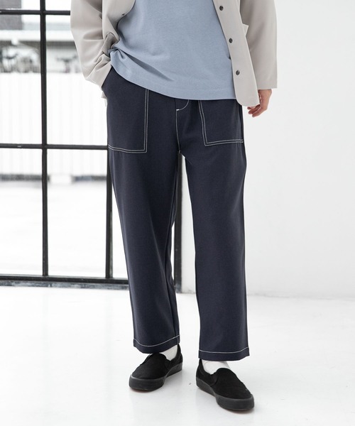 LAKOLE（ラコレ）の「ステップツイルベイカーパンツ[セットアップ対応] / 261222（その他パンツ・メンズ・ブラック/ネイビー/グレー・MEDIUM/LARGE）」の3枚目の写真