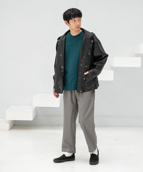 LAKOLE（ラコレ）の「ステップツイルベイカーパンツ[セットアップ対応] / 261222（その他パンツ・メンズ・ブラック/ネイビー/グレー・MEDIUM/LARGE）」の13枚目の写真