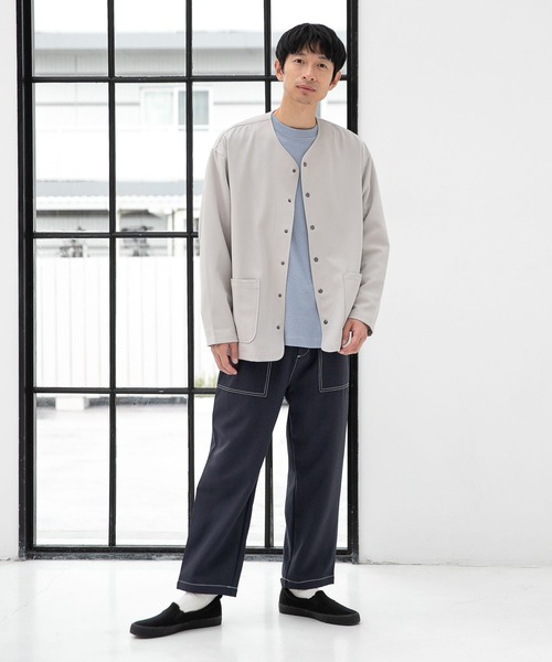 LAKOLE（ラコレ）の「ステップツイルベイカーパンツ[セットアップ対応] / 261222（その他パンツ・メンズ・ブラック/ネイビー/グレー・MEDIUM/LARGE）」の14枚目の写真