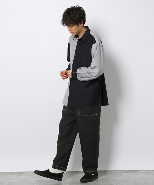 LAKOLE（ラコレ）の「ステップツイルベイカーパンツ[セットアップ対応] / 261222（その他パンツ・メンズ・ブラック/ネイビー/グレー・MEDIUM/LARGE）」の9枚目の写真