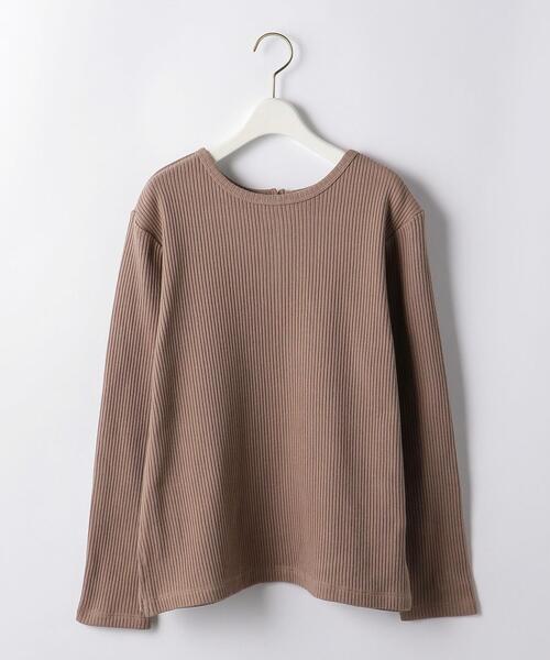 UNITED ARROWS LTD. OUTLET（ユナイテッドアローズアウトレット）の「＜A DAY IN THE LIFE＞リブ ウラキモウ 2WAY プルオーバー（Tシャツ/カットソー・レディース・モカ/ブラック/ライトグレー・FREE）」の3枚目の写真