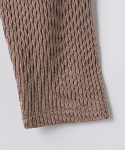 UNITED ARROWS LTD. OUTLET（ユナイテッドアローズアウトレット）の「＜A DAY IN THE LIFE＞リブ ウラキモウ 2WAY プルオーバー（Tシャツ/カットソー・レディース・モカ/ブラック/ライトグレー・FREE）」の7枚目の写真