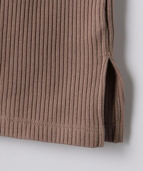 UNITED ARROWS LTD. OUTLET（ユナイテッドアローズアウトレット）の「＜A DAY IN THE LIFE＞リブ ウラキモウ 2WAY プルオーバー（Tシャツ/カットソー・レディース・モカ/ブラック/ライトグレー・FREE）」の9枚目の写真