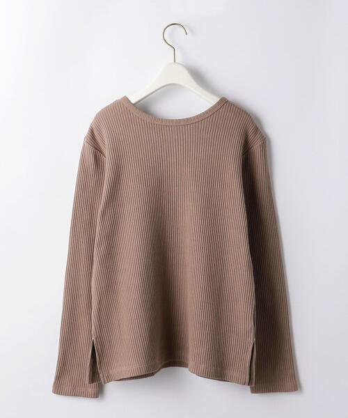 UNITED ARROWS LTD. OUTLET（ユナイテッドアローズアウトレット）の「＜A DAY IN THE LIFE＞リブ ウラキモウ 2WAY プルオーバー（Tシャツ/カットソー・レディース・モカ/ブラック/ライトグレー・FREE）」の11枚目の写真