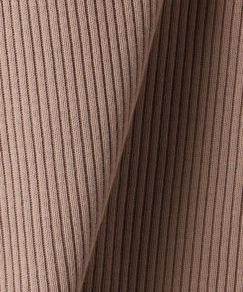 UNITED ARROWS LTD. OUTLET（ユナイテッドアローズアウトレット）の「＜A DAY IN THE LIFE＞リブ ウラキモウ 2WAY プルオーバー（Tシャツ/カットソー・レディース・モカ/ブラック/ライトグレー・FREE）」の12枚目の写真