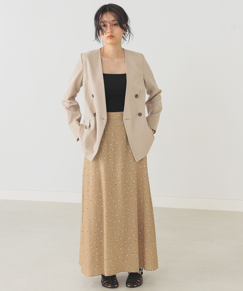 B:MING by BEAMS（ビーミングバイビームス）の「B:MING by BEAMS / レトロ フラワープリント ロングスカート 22SS（スカート・レディース・レッド系/ベージュ系/ブルー系・SMALL/MEDIUM）」の16枚目の写真