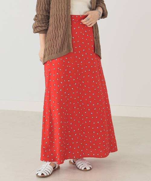 B:MING by BEAMS（ビーミングバイビームス）の「B:MING by BEAMS / レトロ フラワープリント ロングスカート 22SS（スカート・レディース・レッド系/ベージュ系/ブルー系・SMALL/MEDIUM）」の10枚目の写真